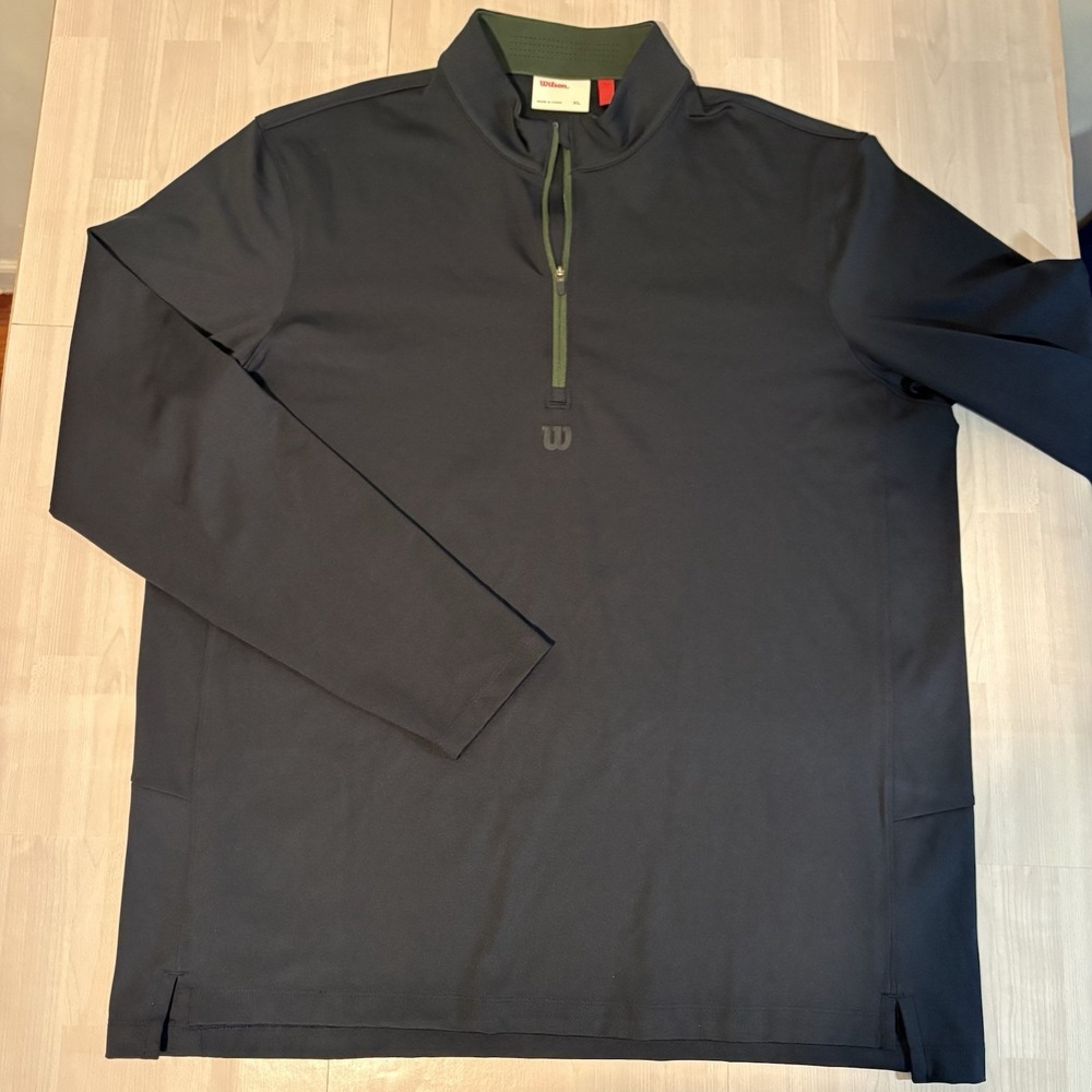 Wilson Men's Elevate Performance 1/4 Zip Sweatshirt Size XL Tennis